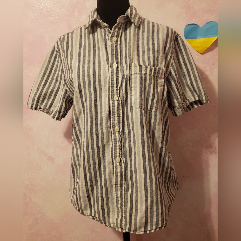 Goodfellow & Co Blue and White Striped Shirt